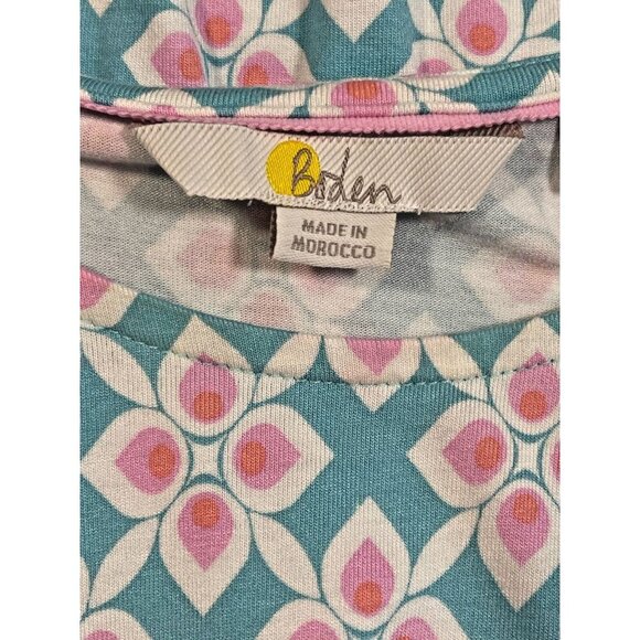 Boden Geometric Print Jersey Dress – 12R - Picture 3 of 8